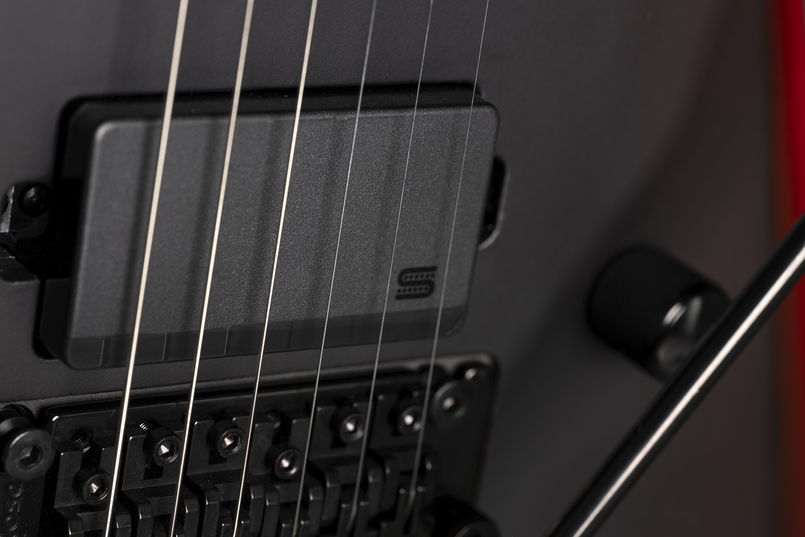 Ltd Arrow Black Metal Series Fr 1h Eb - Black Red Burst Satin - Guitarra electrica metalica - Variation 4