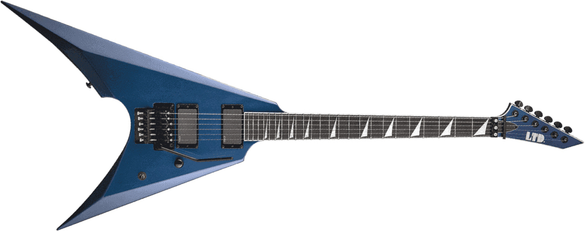 Ltd Arrow-1000 Hh Emg Fr Eb - Violet Andromeda - Guitarra electrica metalica - Main picture