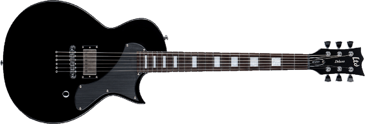 Ltd Ec-01ft 1h Seymour Duncan Ht Eb - Black - Guitarra electrica metalica - Main picture