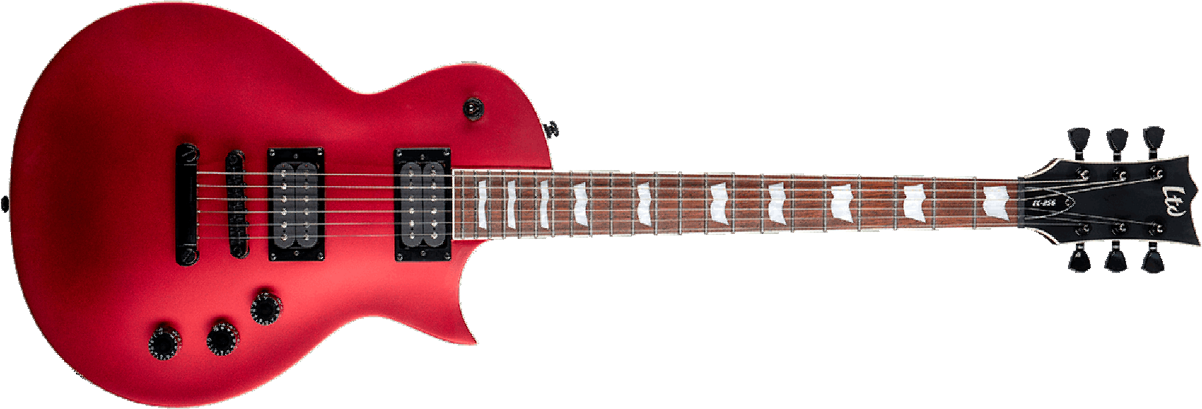 Ltd Ec-256 Hh Ht Jat - Candy Apple Red - Guitarra electrica metalica - Main picture