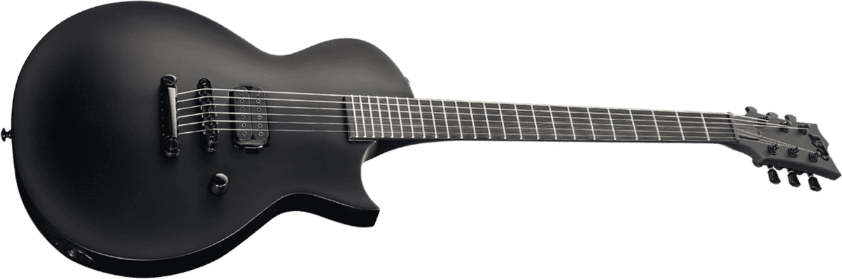 Ltd Ec-black Metal - Black Satin - Guitarra eléctrica de corte único. - Main picture