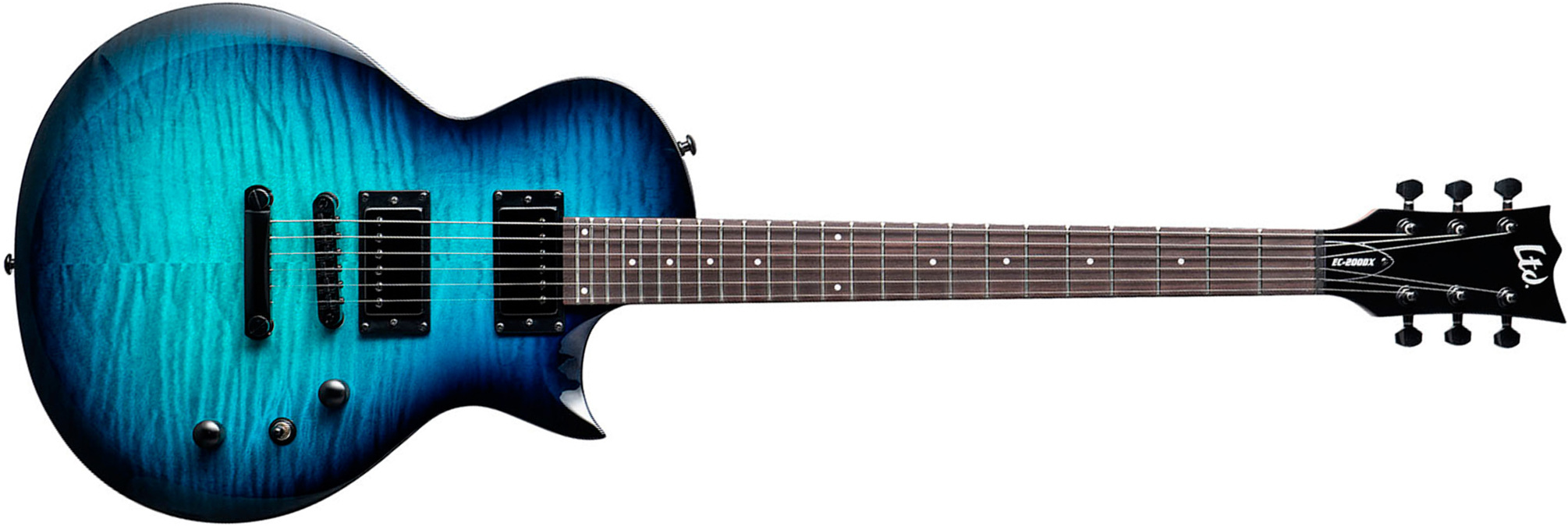 Ltd Ec200dx 2h Ht Rw - Blue Burst - Guitarra eléctrica de corte único. - Main picture