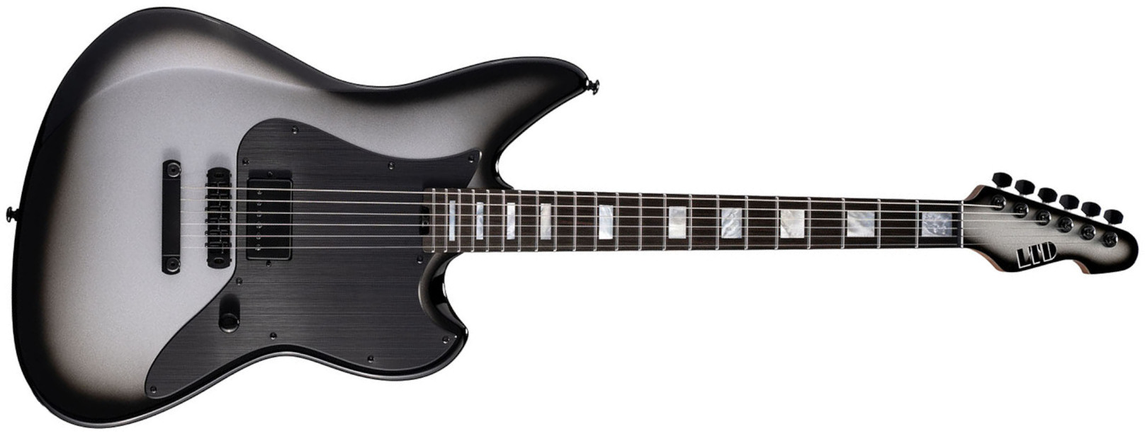 Ltd Jd-i Joe Duplantier Signature 1h Ht Eb - Silver Sunburst - Guitarra eléctrica de autor - Main picture