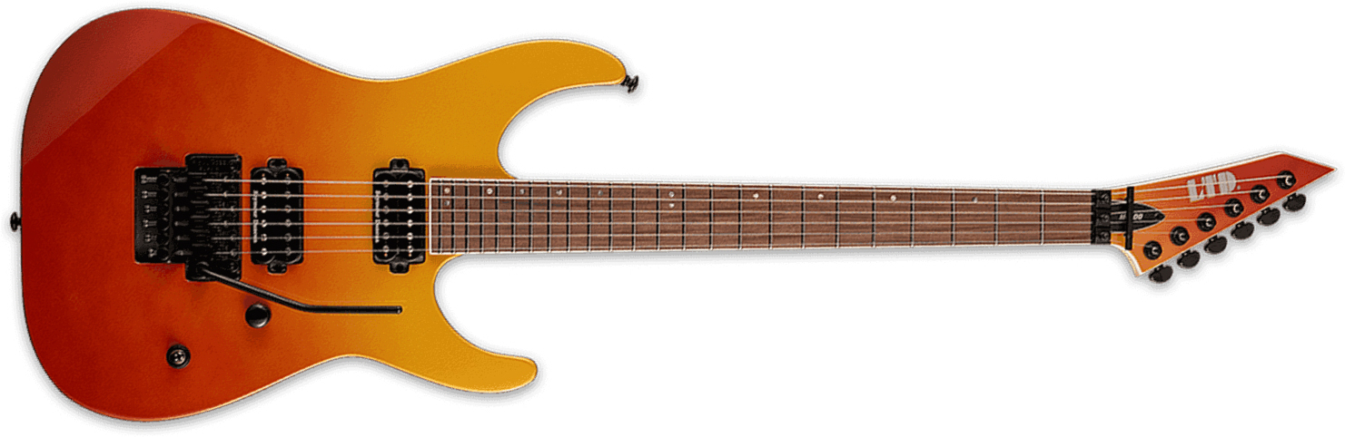 Ltd M-400 Hh Seymour Duncan Fr Pf - Solar Fade Metallic - Guitarra eléctrica con forma de str. - Main picture