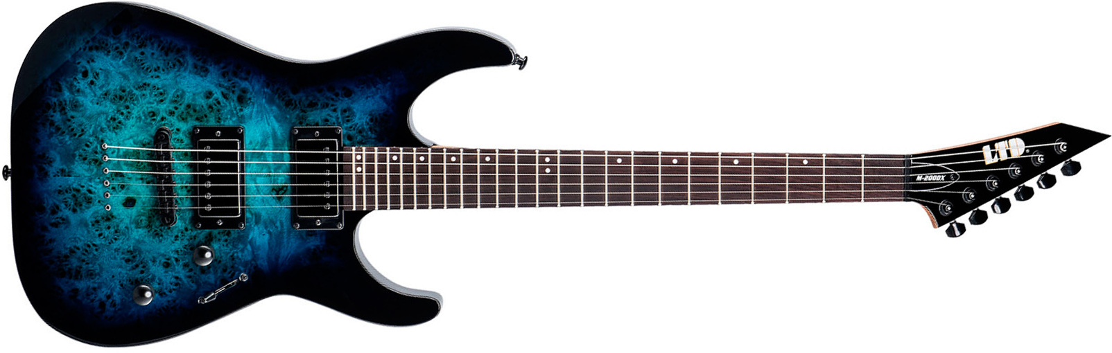 Ltd M200dx 2h Ht Rw - Blue Burst - Guitarra eléctrica con forma de str. - Main picture