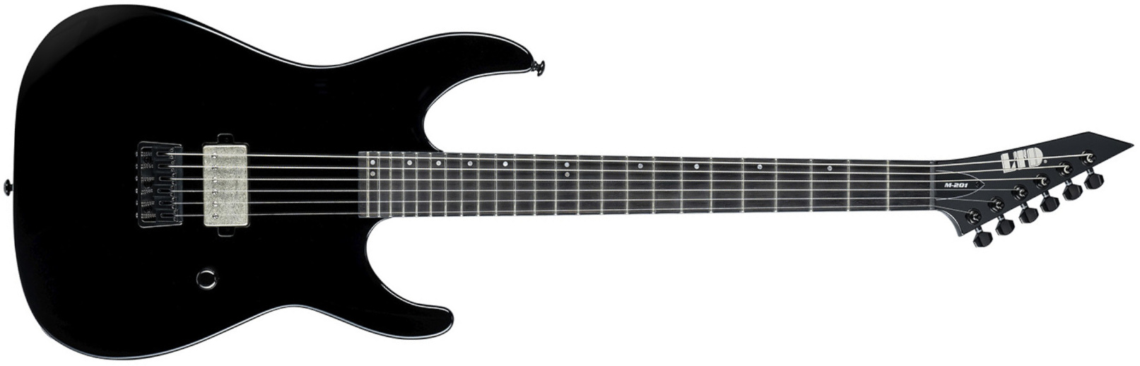 Ltd M201bht-blk 1h Ht Jat - Black - Guitarra eléctrica con forma de str. - Main picture