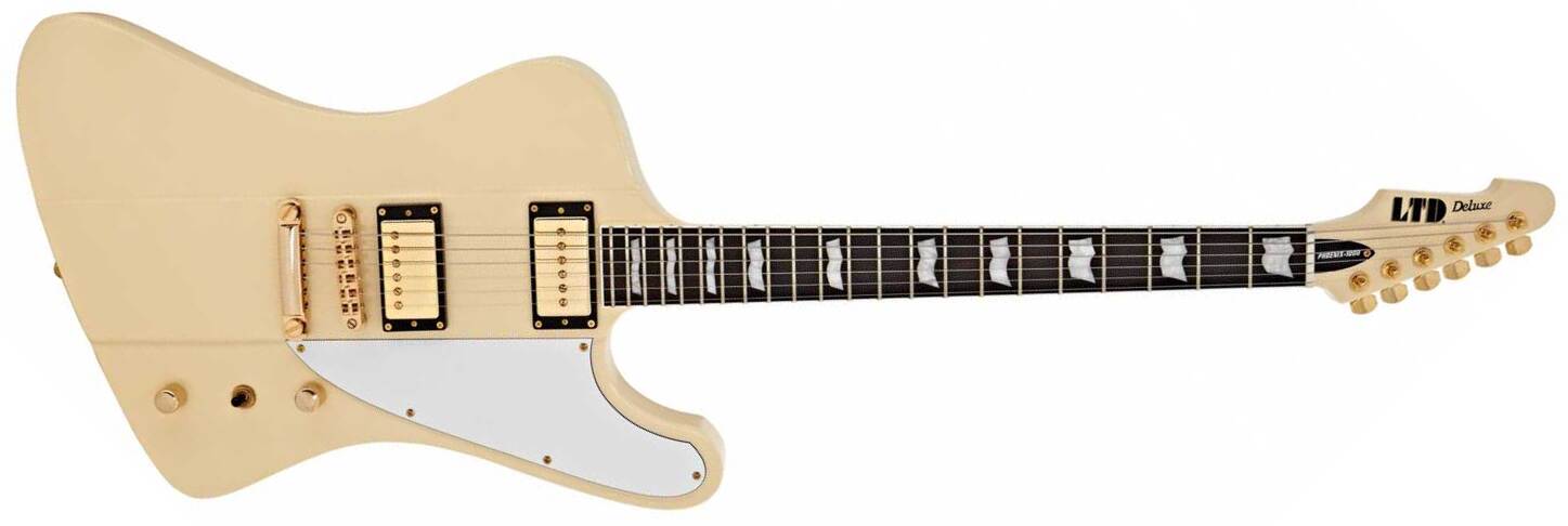 Ltd Phoenix 1000 Hs Seymour Duncan Ht Eb - Vintage White - Guitarra electrica retro rock - Main picture