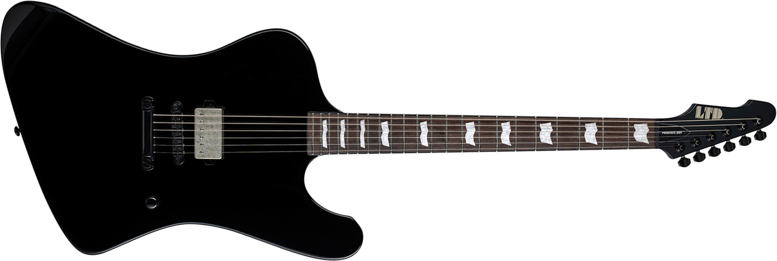Ltd Phoenix 201 1h Ht Rw - Black - Guitarra electrica retro rock - Main picture