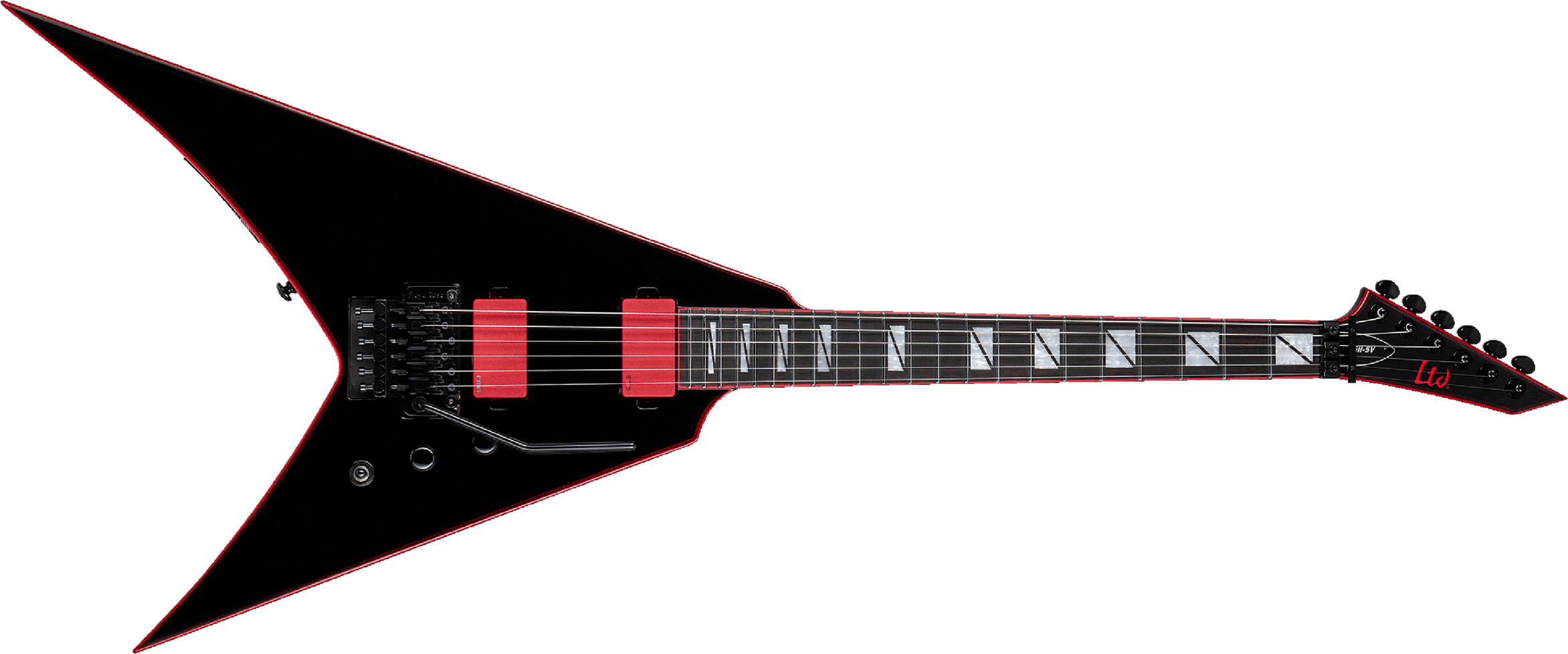 Ltd Sv Gary Holt Signature Hh Fr Eb - Black - Guitarra eléctrica de autor - Main picture