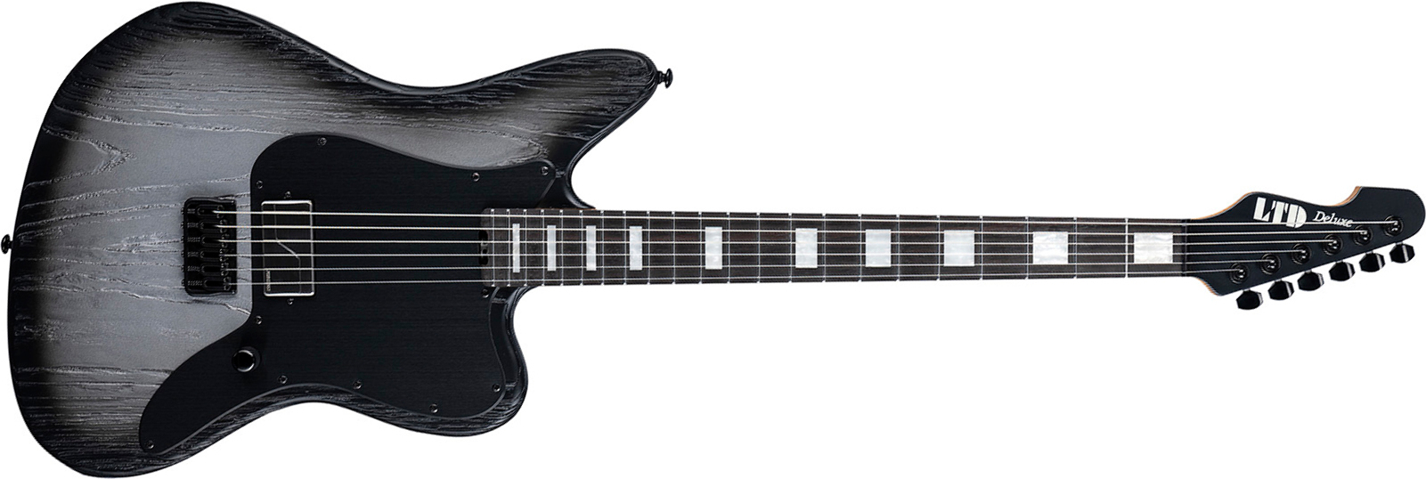 Ltd Xj1 Ht Baritone 1h Eb - Silver Blast - Guitarra eléctrica barítono - Main picture