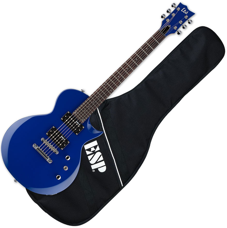 Ltd Ec-10 Kit Hh Ht Rw +housse - Blue - Packs guitarra eléctrica - Variation 4