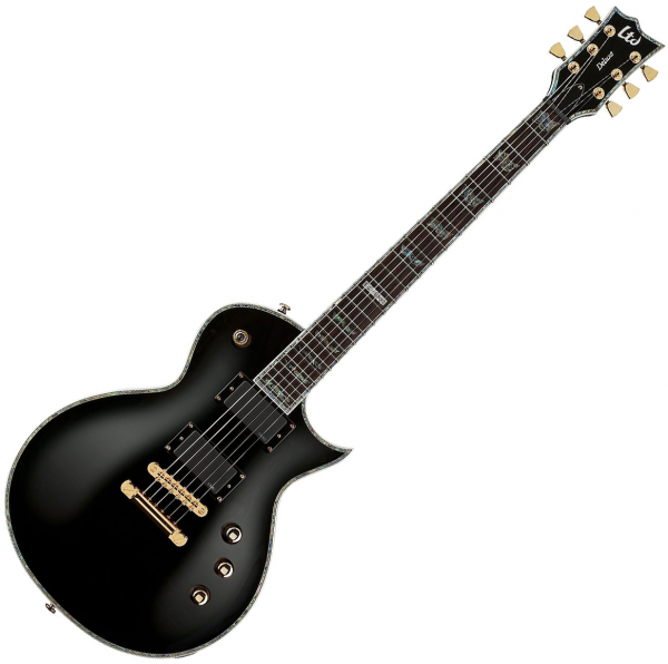 Guitarra eléctrica de cuerpo sólido Ltd EC-1000 EMG BLK