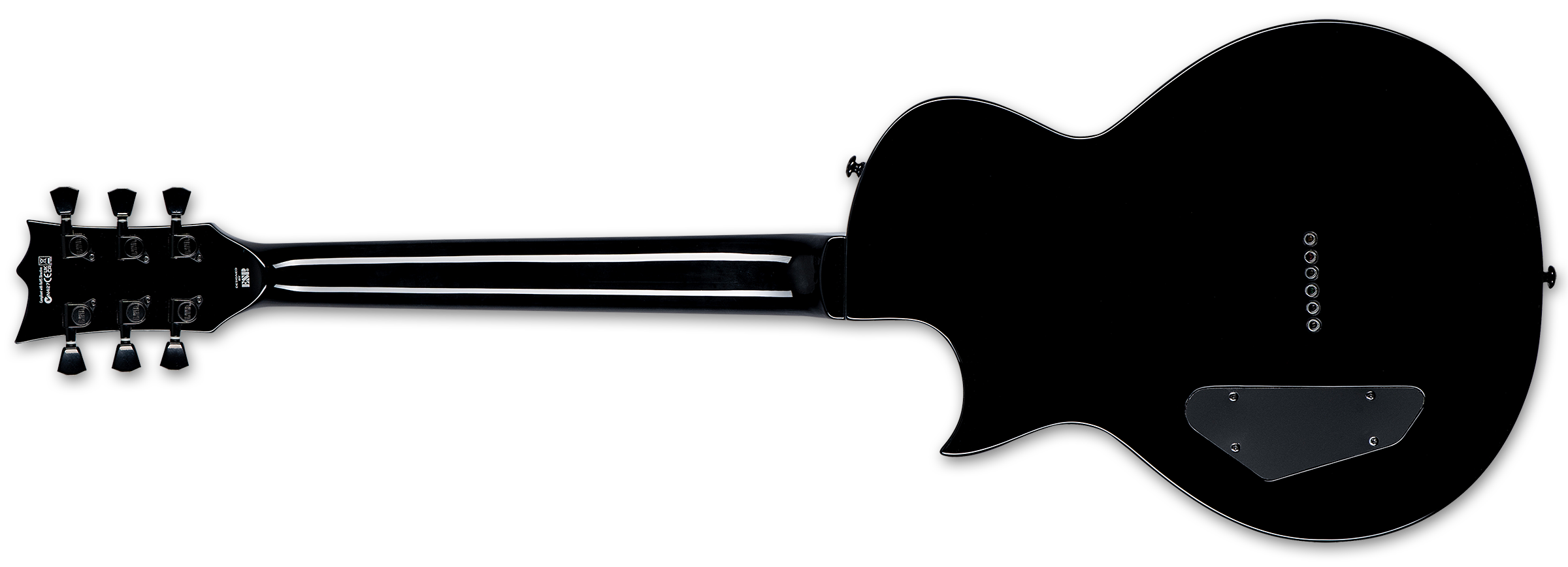 Ltd Ec-201 1h Ht Jat - Black - Guitarra electrica metalica - Variation 1