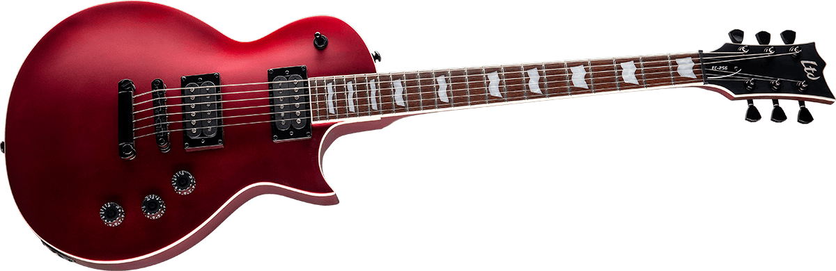 Ltd Ec-256 Hh Ht Jat - Candy Apple Red - Guitarra electrica metalica - Variation 2