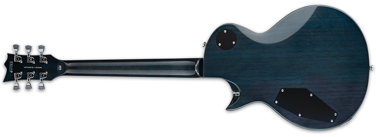 Ltd Ec-256fm Cbtbl - Cobalt Blue - Guitarra eléctrica de corte único. - Variation 3