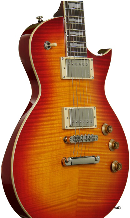 Ltd Ec-256fm Hh Ht Rw - Cherry Sunburst - Guitarra eléctrica de corte único. - Variation 2