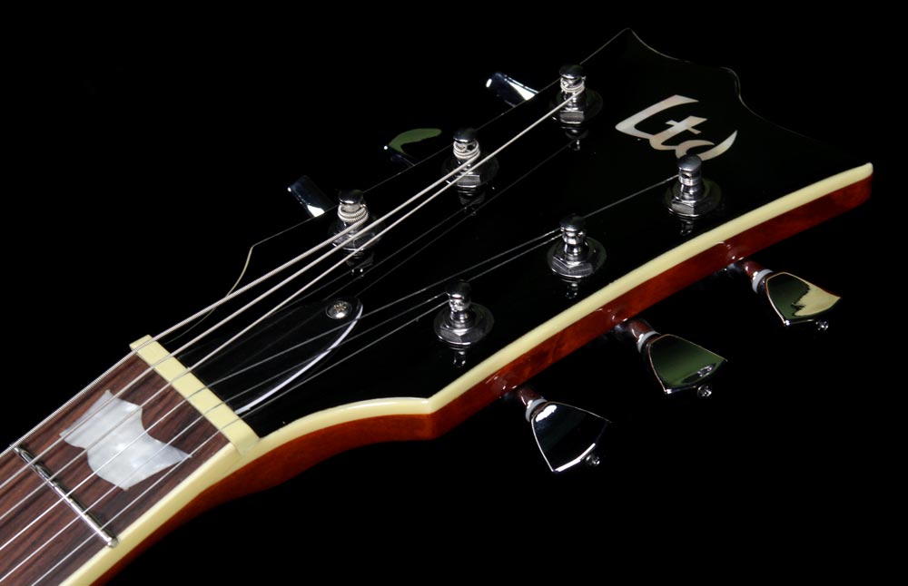 Ltd Ec-256fm Lh Gaucher Hh Ht Jat - Lemon Drop - Guitarra electrica para zurdos - Variation 4