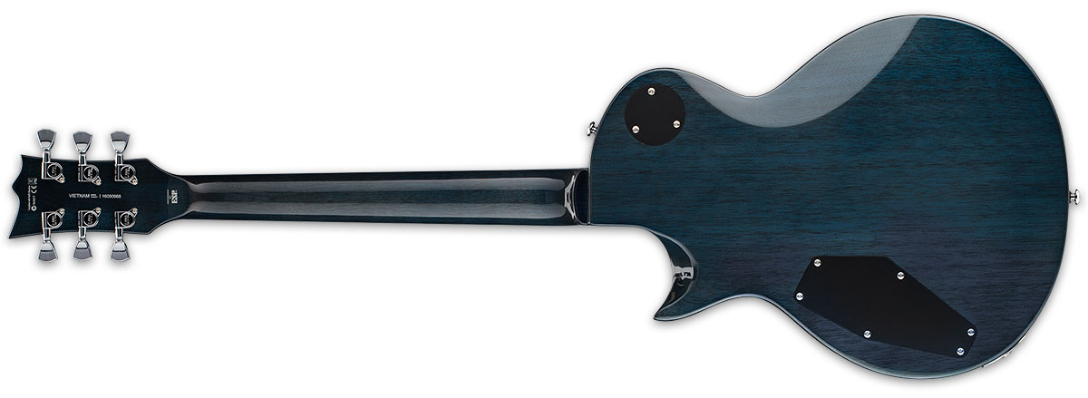 Ltd Ec-256fm Lh Gaucher Hh Ht Jat - Cobalt Blue - Guitarra electrica para zurdos - Variation 2