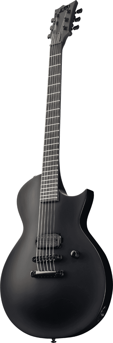 Ltd Ec-black Metal - Black Satin - Guitarra eléctrica de corte único. - Variation 2