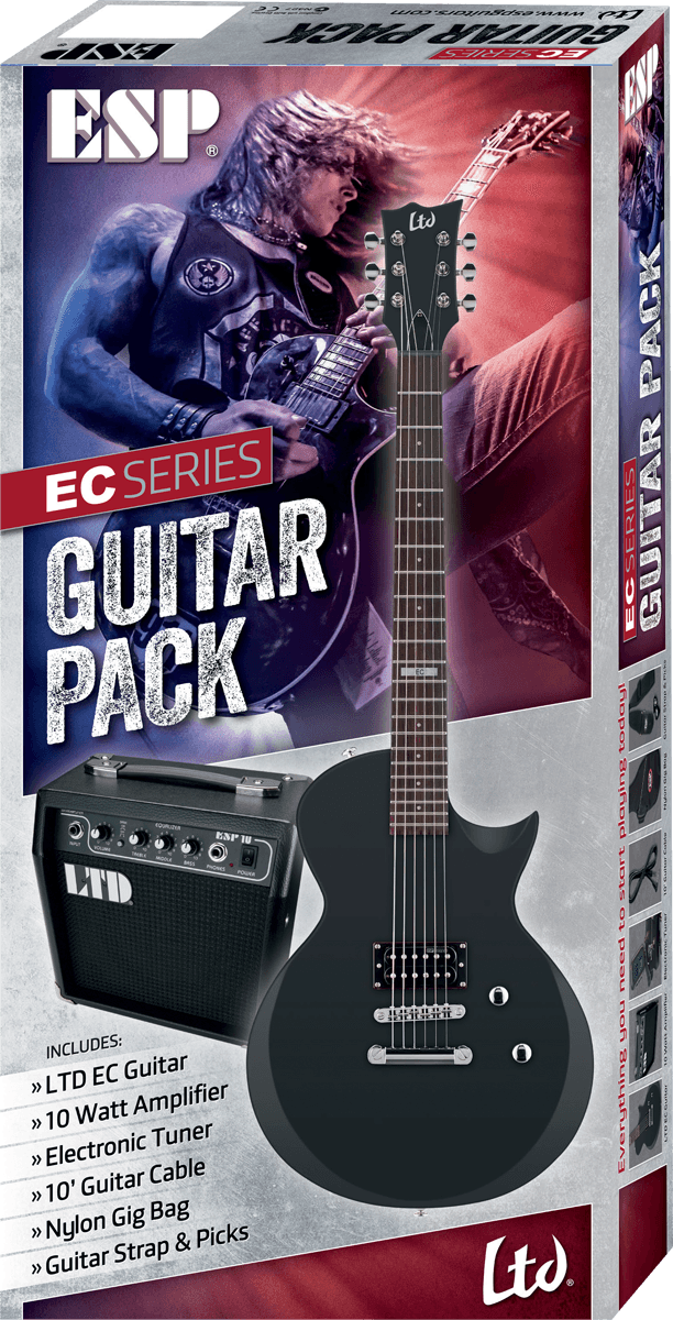 Guitarra Eléctrica LTD EC-10 Kit Black