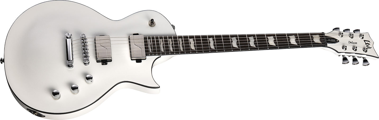 Ltd Ec1000 2h Fishman Fluence Ht Eb - Pearl White - Guitarra eléctrica de corte único. - Variation 2