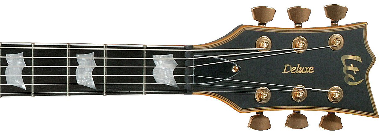 Ltd Ec-1000 Hh Emg Ht Eb - Vintage Black - Guitarra eléctrica de corte único. - Variation 3