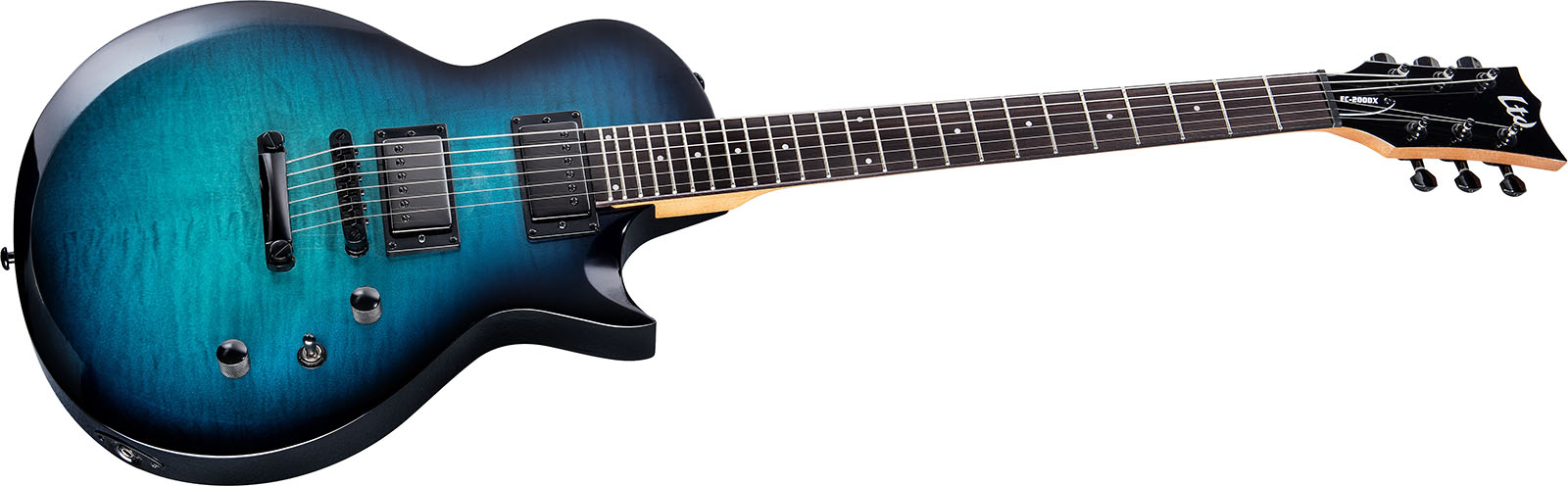 Ltd Ec200dx 2h Ht Rw - Charcoal Burst - Guitarra eléctrica de corte único. - Variation 2