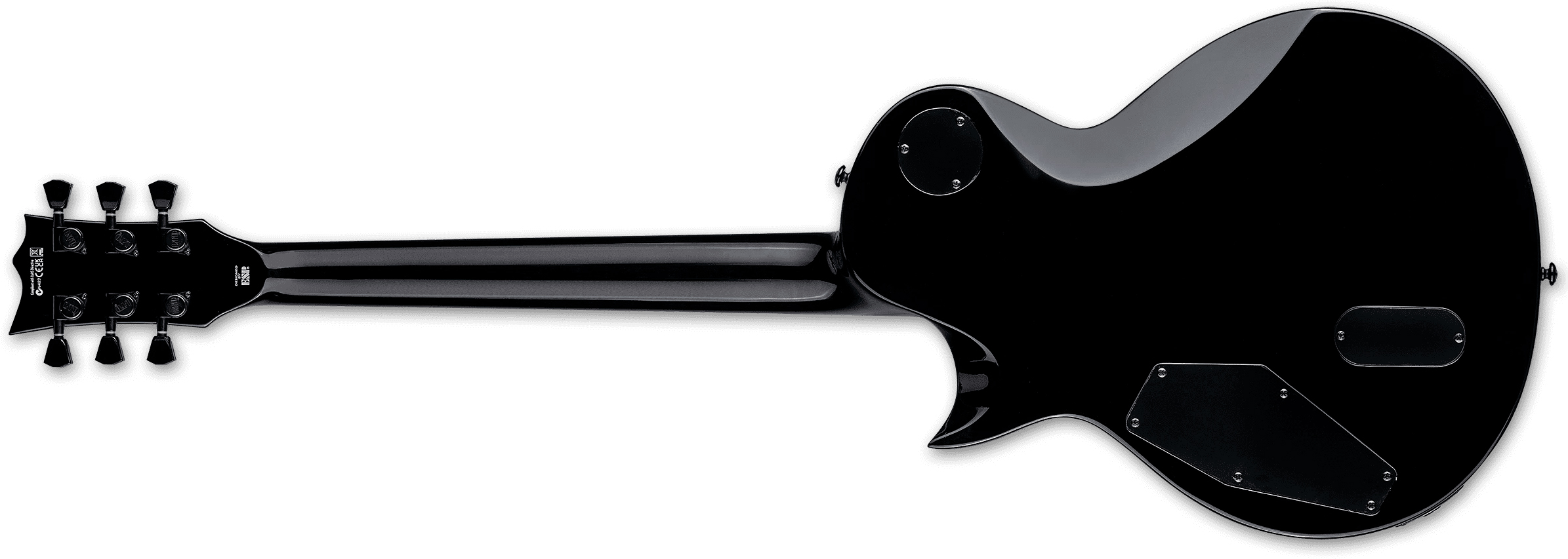 Ltd Ec400qm 2h Emg Ht Rw - See Through Black Sunburst - Guitarra eléctrica de corte único. - Variation 2