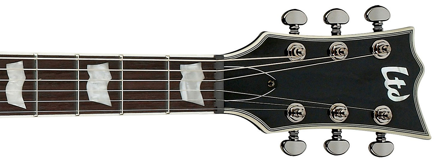 Ltd Ec-401 Hh Emg Ht Rw - Black - Guitarra eléctrica de corte único. - Variation 3
