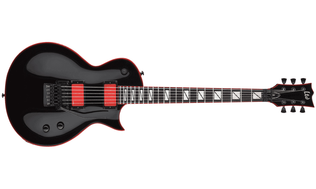 Ltd Gary Holt Gh-600 Signature 2h Emg Fr Eb - Black - Guitarra eléctrica de corte único. - Variation 1