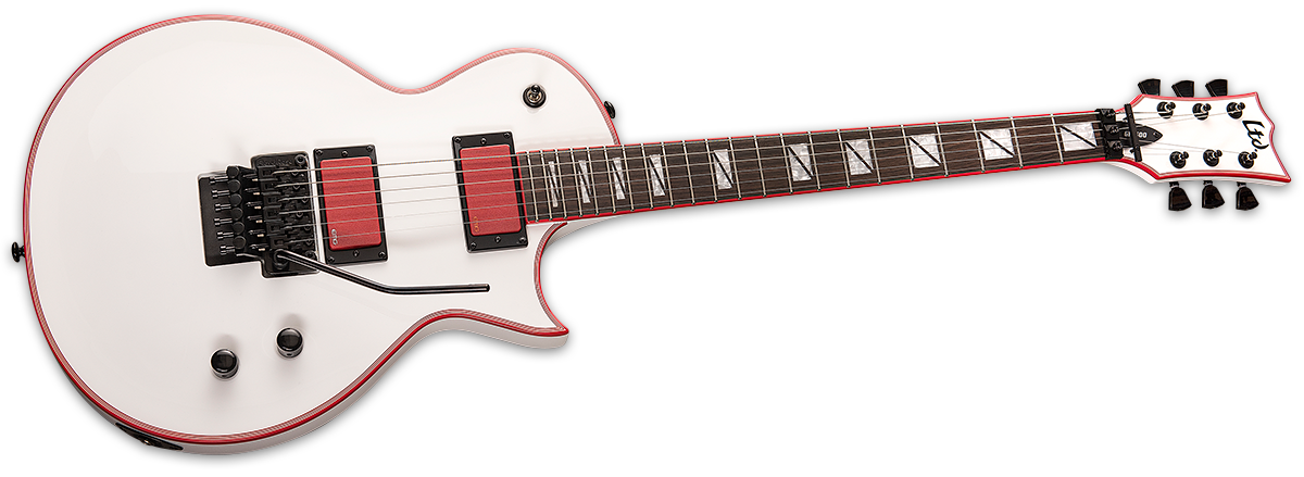 Ltd Gary Holt Gh-600 Signature Hh Fr Eb - Snow White - Guitarra eléctrica de corte único. - Variation 1