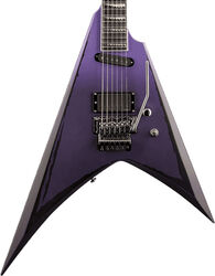 Guitarra electrica metalica Ltd Alexi Ripped - Purple fade satin w/ pinstripes