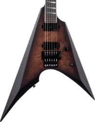 Guitarra electrica metalica Ltd Arrow 1000 - Dark brown sunburst