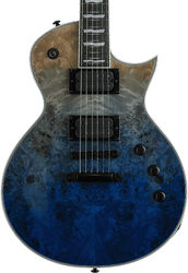 Guitarra eléctrica de corte único. Ltd EC-1000 - Blue natural fade