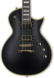 Guitarra eléctrica de corte único. Ltd EC-1000 Duncan (RW) - Vintage black
