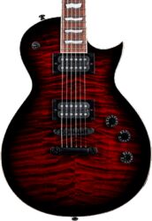 Guitarra electrica metalica Ltd EC-256 - See thru black cherry sunburst