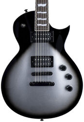 Guitarra electrica metalica Ltd EC-256 - Silver sunburst teardrop