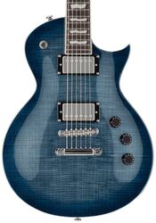 Guitarra eléctrica de corte único. Ltd EC-256FM - Cobalt blue