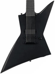 Guitarra eléctrica de 7 cuerdas Ltd EX-7 Baritone Black Metal - Black satin
