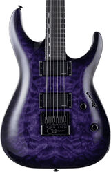 Guitarra eléctrica con forma de str. Ltd H-1000 Evertune - See thru purple sunburst