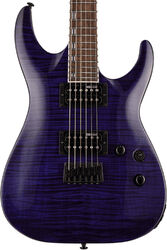 Guitarra eléctrica con forma de str. Ltd H-200FM - See thru purple