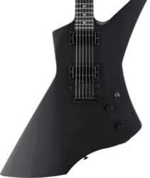 Guitarra electrica metalica Ltd James Hetfield Snakebyte - Black satin