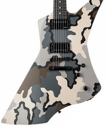 Guitarra electrica metalica Ltd James Hetfield Snakebyte Camo - Kuiu camo satin