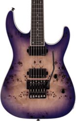 Guitarra eléctrica con forma de str. Ltd M-1000 DELUXE - Purple natural burst