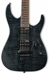 Guitarra eléctrica con forma de str. Ltd M-200FM - See thru black