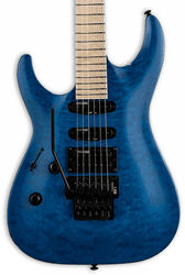 Guitarra electrica para zurdos Ltd MH-203QM Zurdo - See thru blue