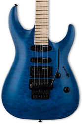 Guitarra eléctrica con forma de str. Ltd MH-203QM - See thru blue