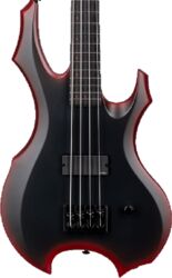 Bajo eléctrico de cuerpo sólido Ltd Orion Fred Leclercq Signature - Black red burst satin