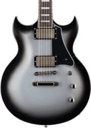 Guitarra eléctrica de autor Ltd Sparrowhawk Royal Shiva Bill Kelliher Signature - silver sunburst