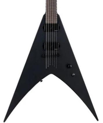 Guitarra eléctrica de autor Ltd Nergal HEX-6 - Black satin